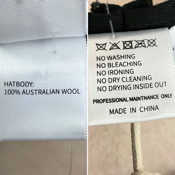 Mossant Paris Hat Size M Pink Felt Fedora Trail Dusted Australian Wool - Picture 7 of 14